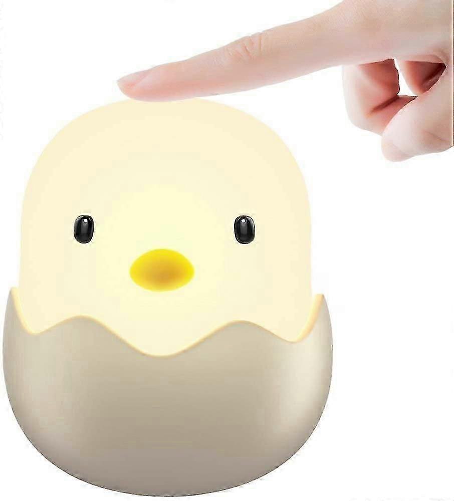LED Rechargeable Night Light for Kids with Touch Sensor, White