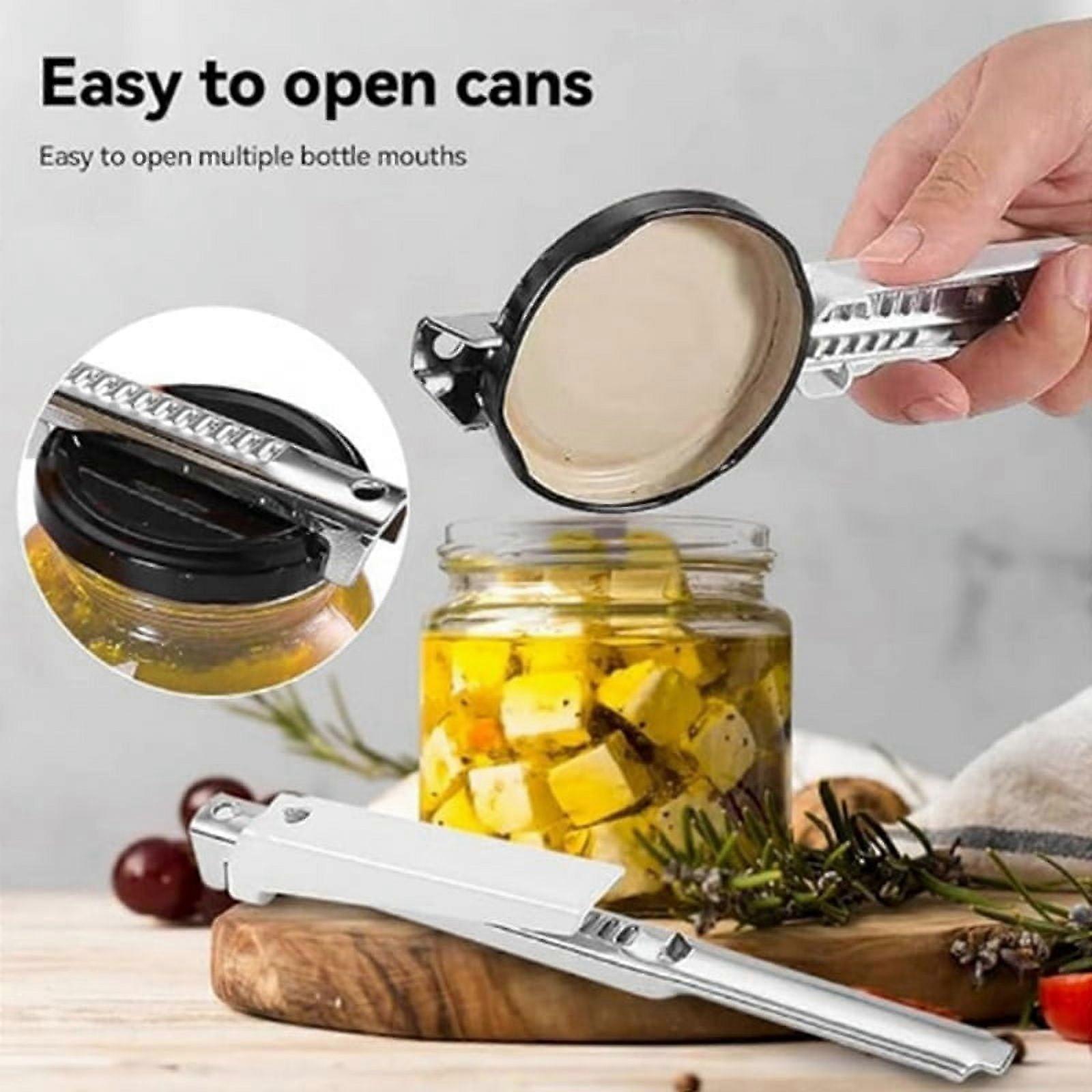 Effortless Arthritis Jar Openers for Seniors,Non-Slip Bottle Opener,Can Opener Manual Lid Opener, Lid Opener Red