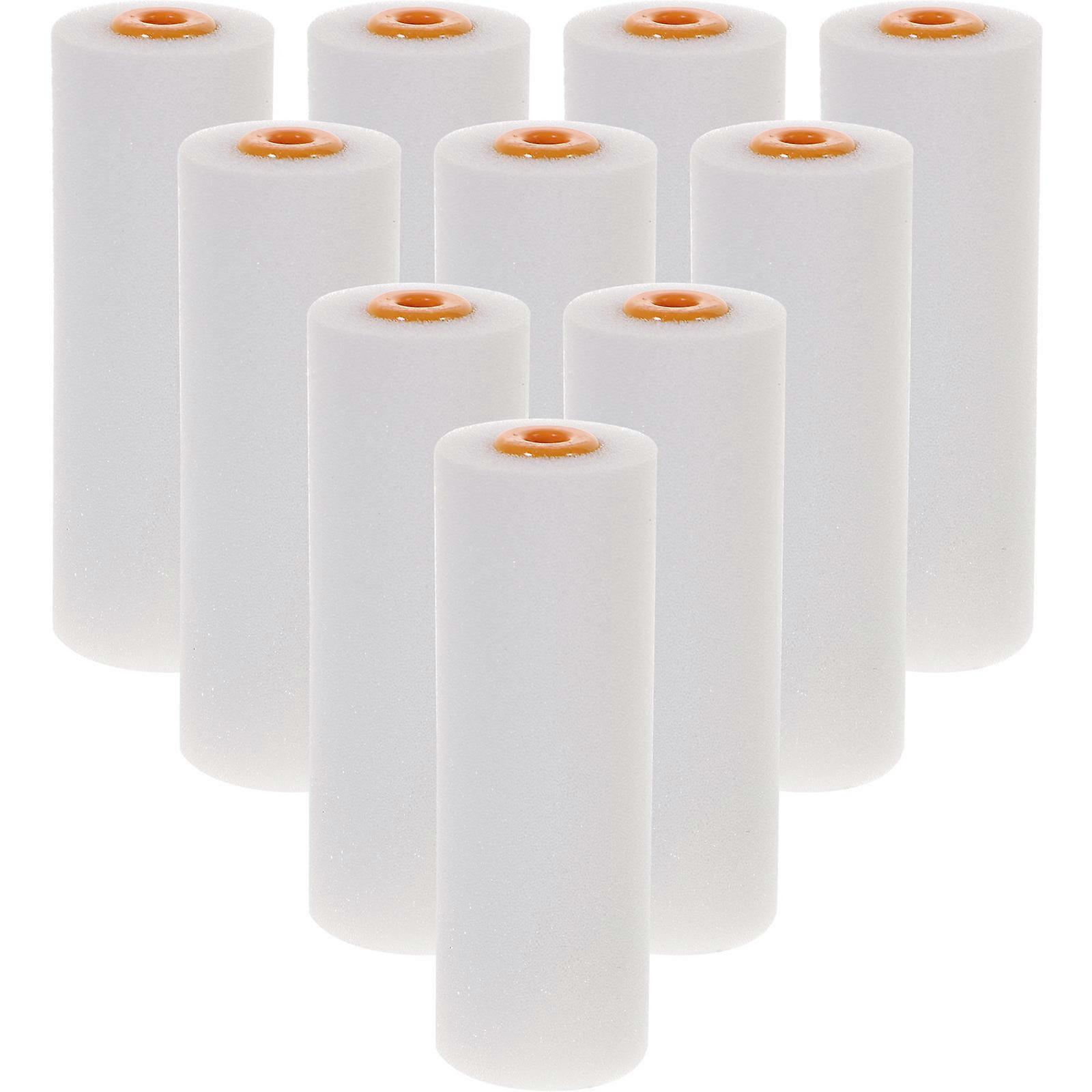 White Foams Paint Rollers for Painting Walls Replacement 20Pcs Set