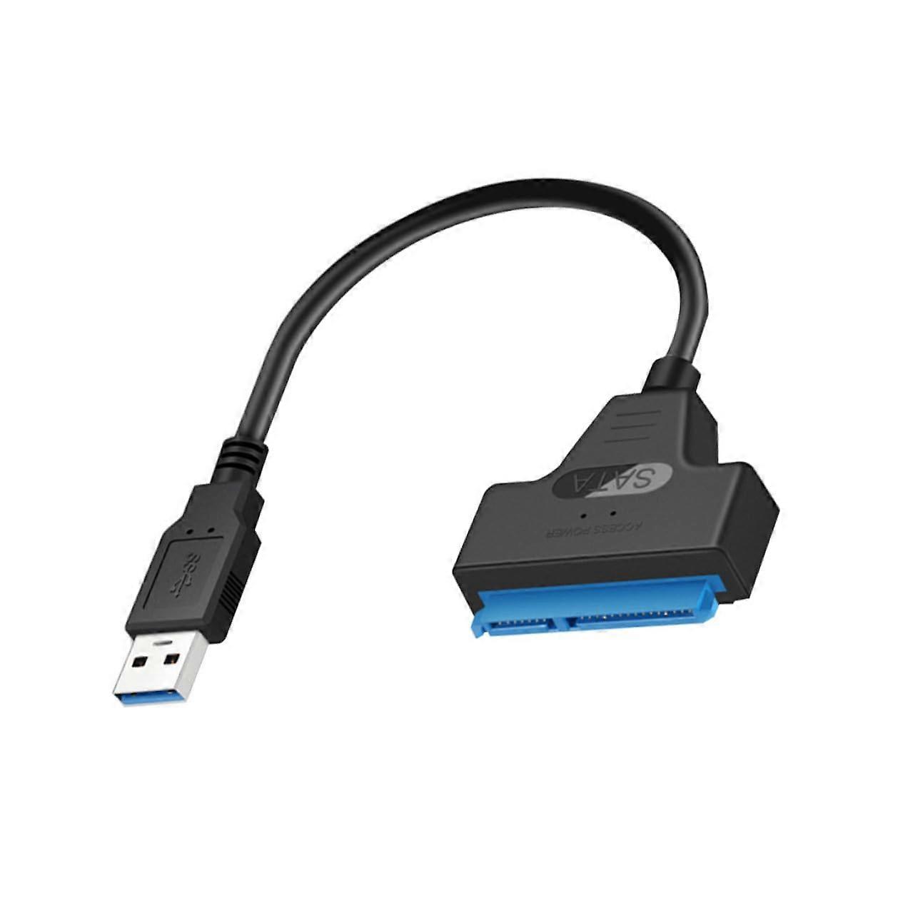 Usb 3.0 to Data Cable For 2.5Inch HDD, Easy Install,  Speed Transfer, Compatible With External Enclosures, Black