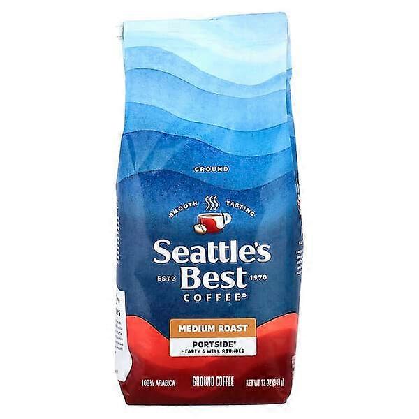 Seattle's Best Coffee, PortsideÃÂÃÂÃÂÃÂ®, Coffee, Ground, Medium Roast, 12 oz (340 g)