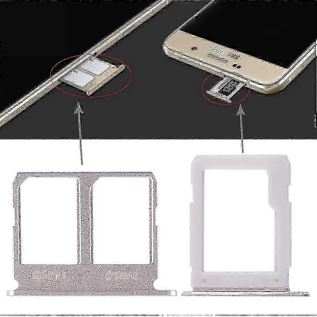 For Galaxy A9100/A9 2 SIM Card Tray + Micro SD Card Tray miao7