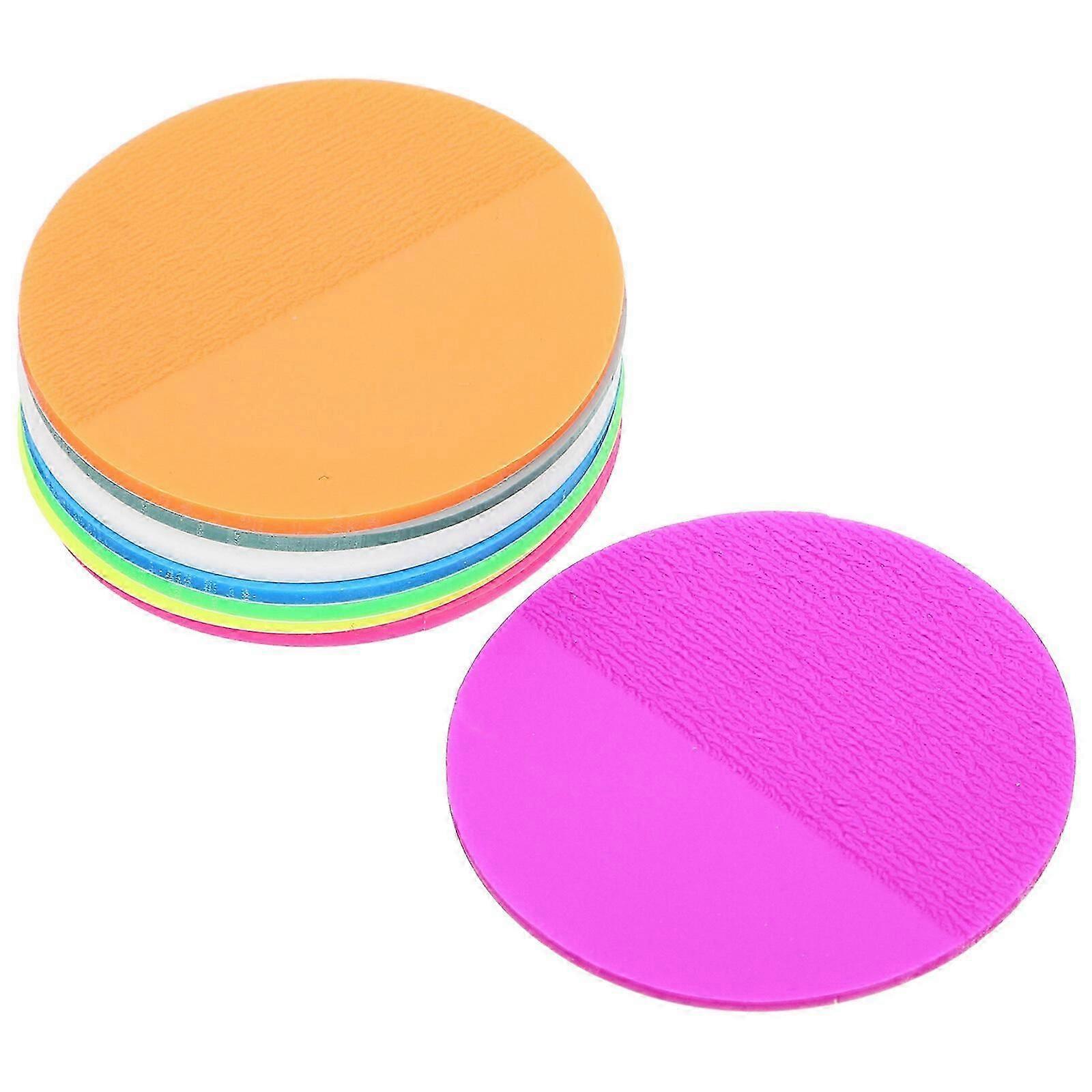 400 Sheets Round Note Pads Bright Self Stick Notes Pads Adhesive Note Pads Memo Label for Office