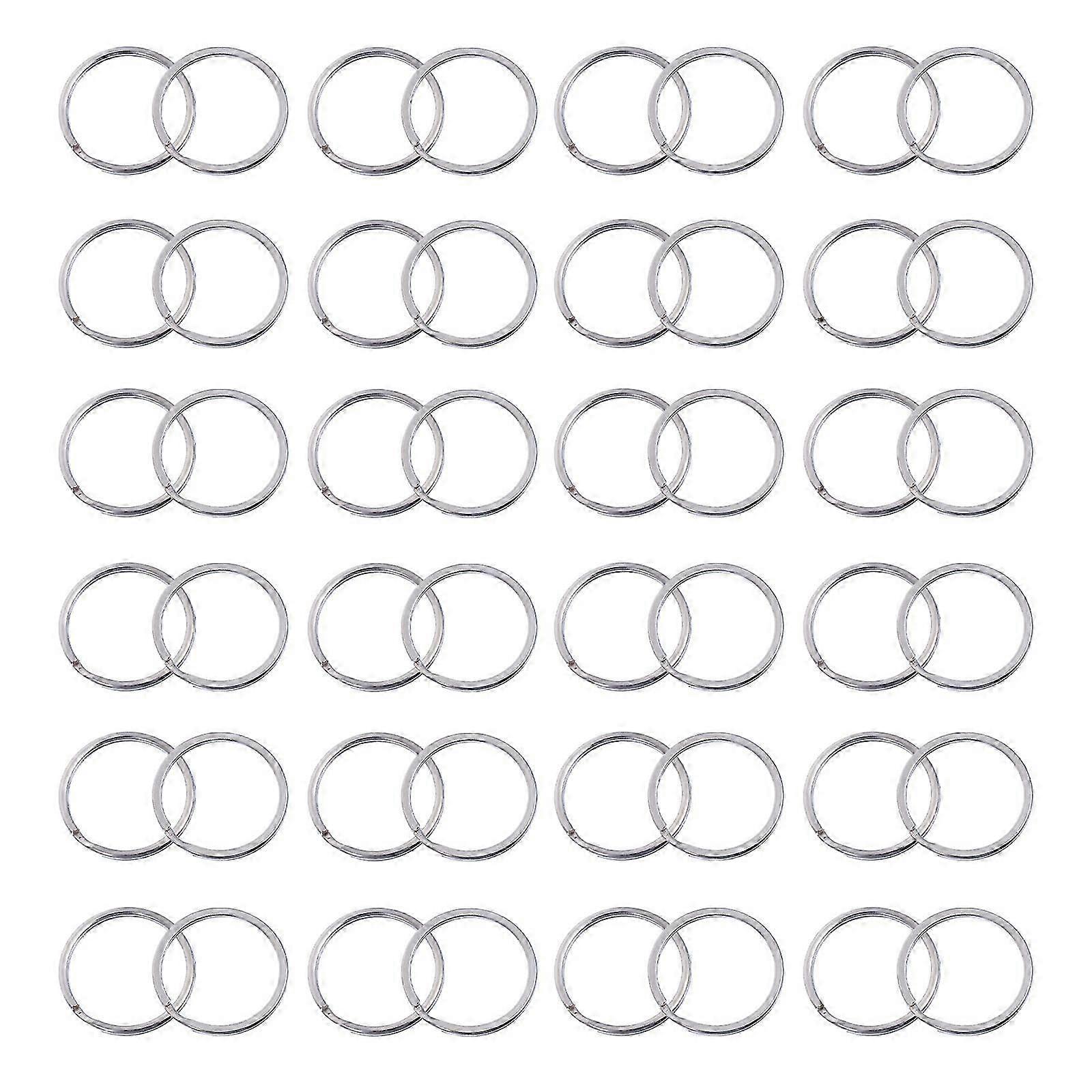 200 Pcs Key Ring Set Stable Round Key Ring for House Keys Car Keys Accessories