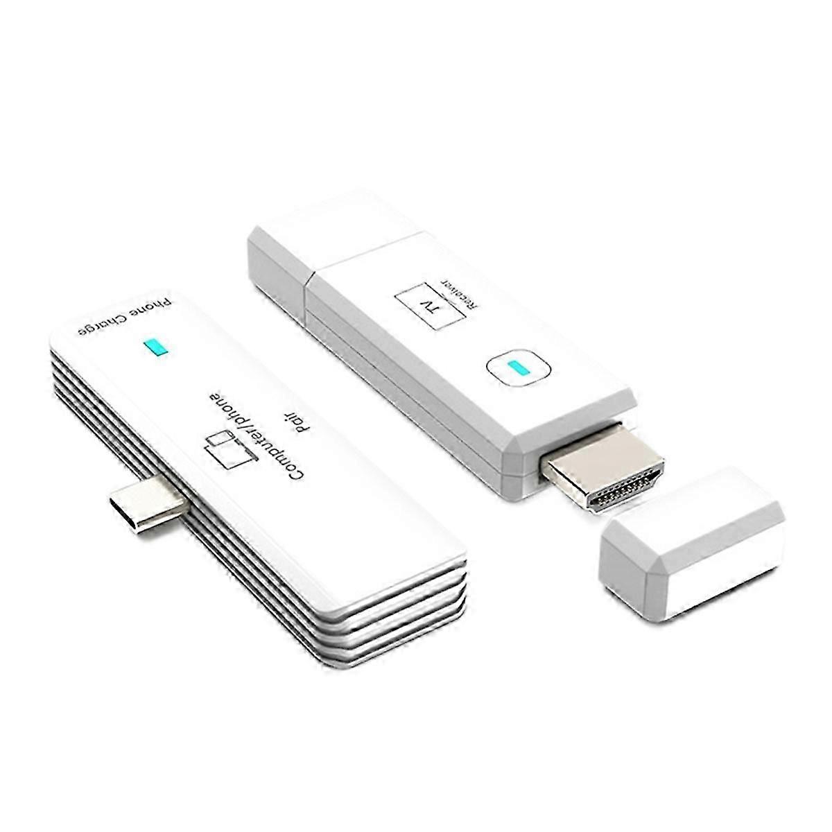 Wireless -Compatible Transmitter 1080p HD Video 5G Remote Screen Projector Type-C Mini Portable