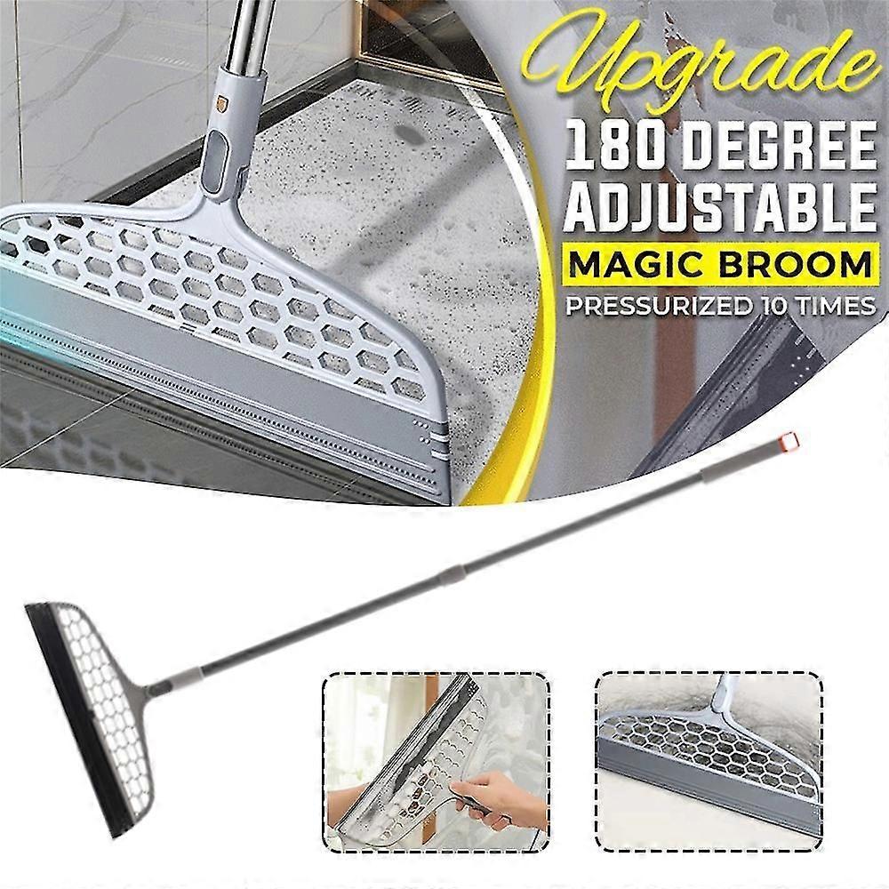 180 Degree Adjustable Magic Broom Multipurpose Carpet Sweeper For Home