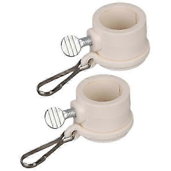 2Pcs/Set Flag Pole Clips 360-degree Flagpole Buckle Rings Wind-resistant Flagpole Rotating Tangle-Free Swivel Weatherproof