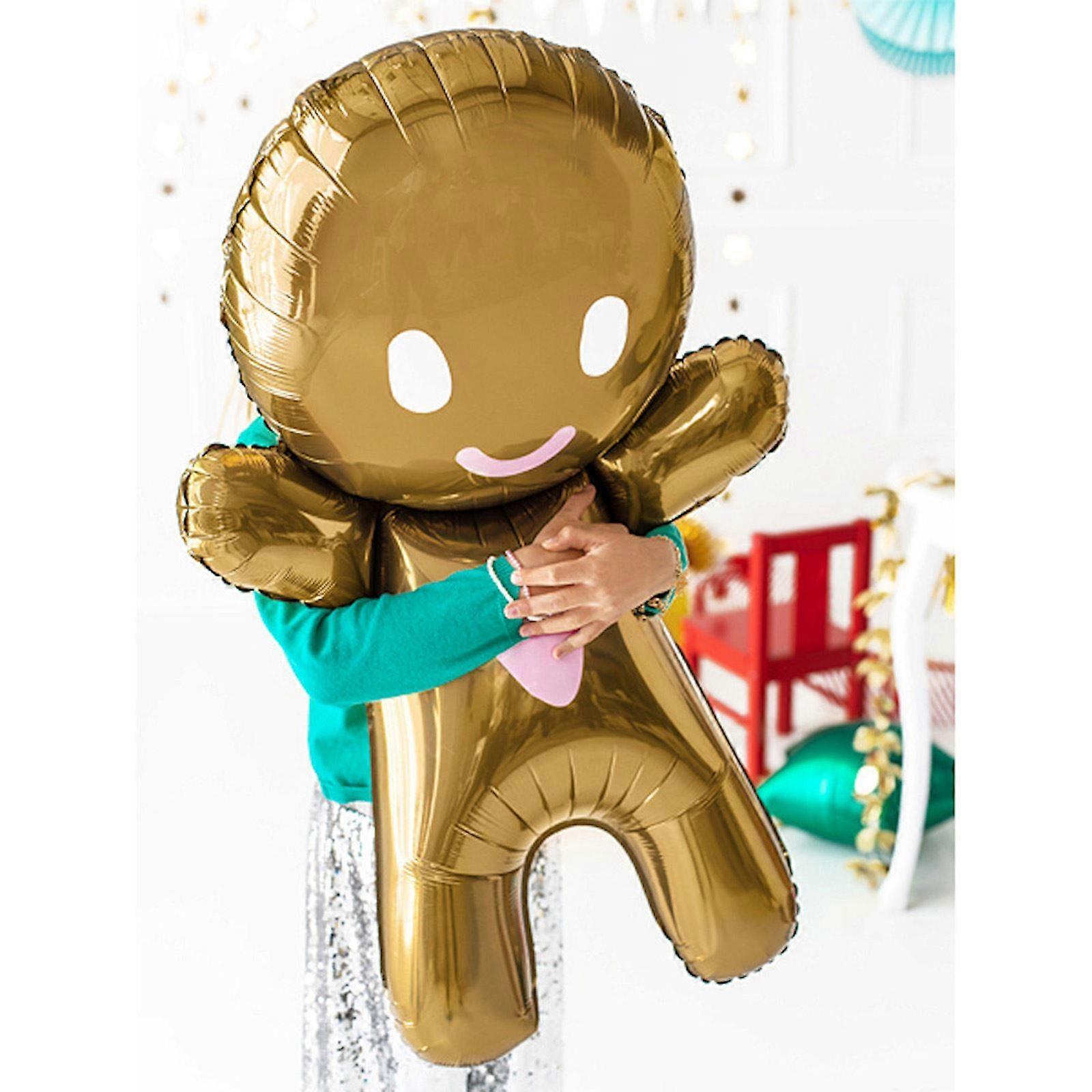 Gingerbread Man Foil Large Party Balloon