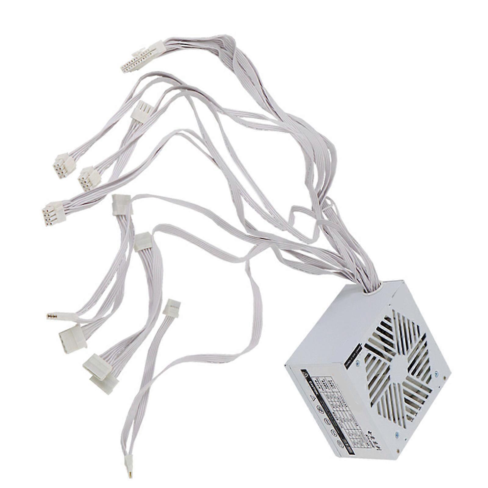 Grafikkarte 110–264 V 750 W Mining-Netzteil, Mining-Netzteil für PC-Desktop-Computer, Energiesparzubehör, Mehrfarbig