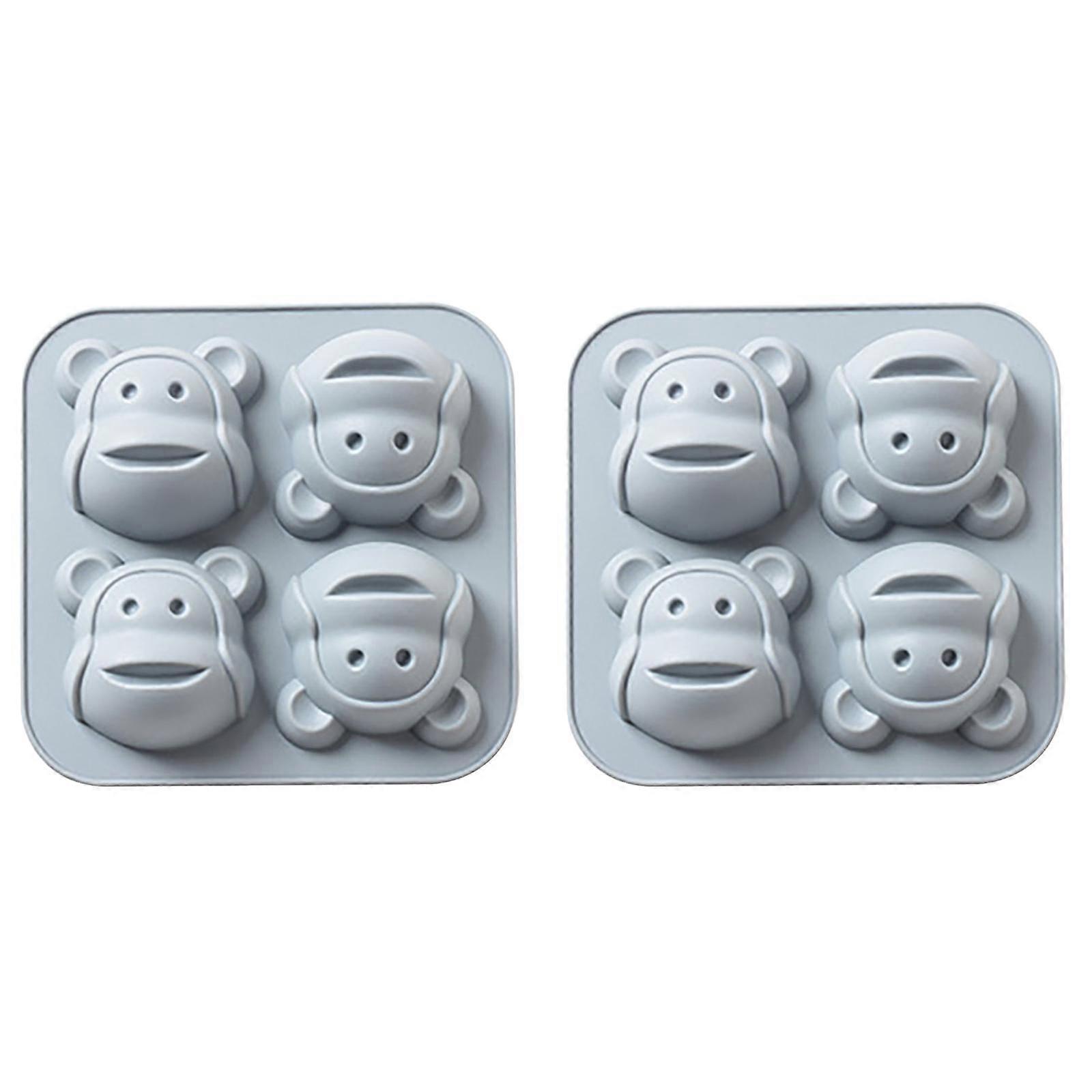 Silicone Cake Mold Muffin Chocolate Cookie Baking Mould Pan *2PCS