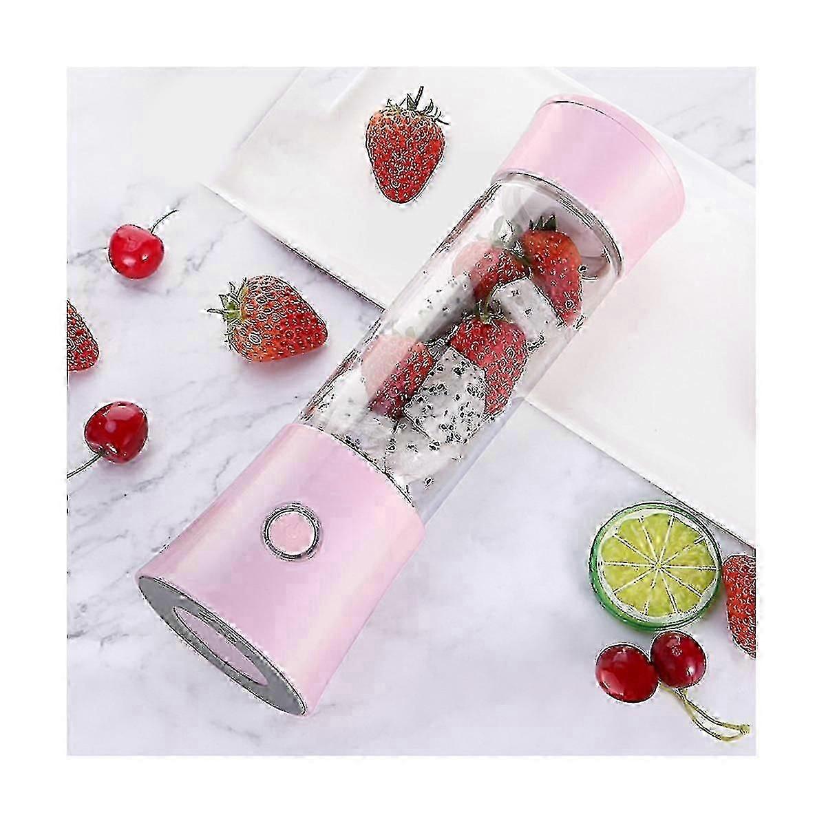 480ml Portable Usb Charging Fruit Shake Cup Home Quick Juicer Multi-functional Mini Portable Juicer