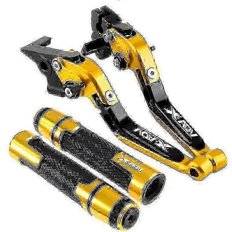 con For Honda X-adv 750 Xadv X Adv 750 2017 2018 2019 2020 Motorcycle Cnc Folding Extendable Brake Clutch Levers Handbar End Grips
