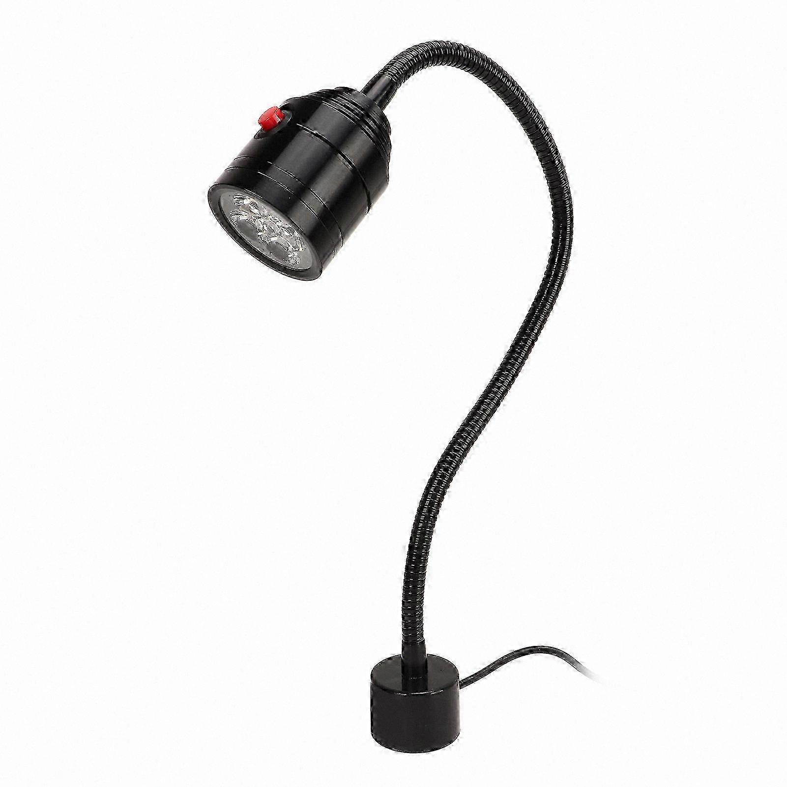 Flexible LED Work Light with Magnetic Base, 900LM Brightness, Adjustable Gooseneck, 110-220V US Plug SZRH