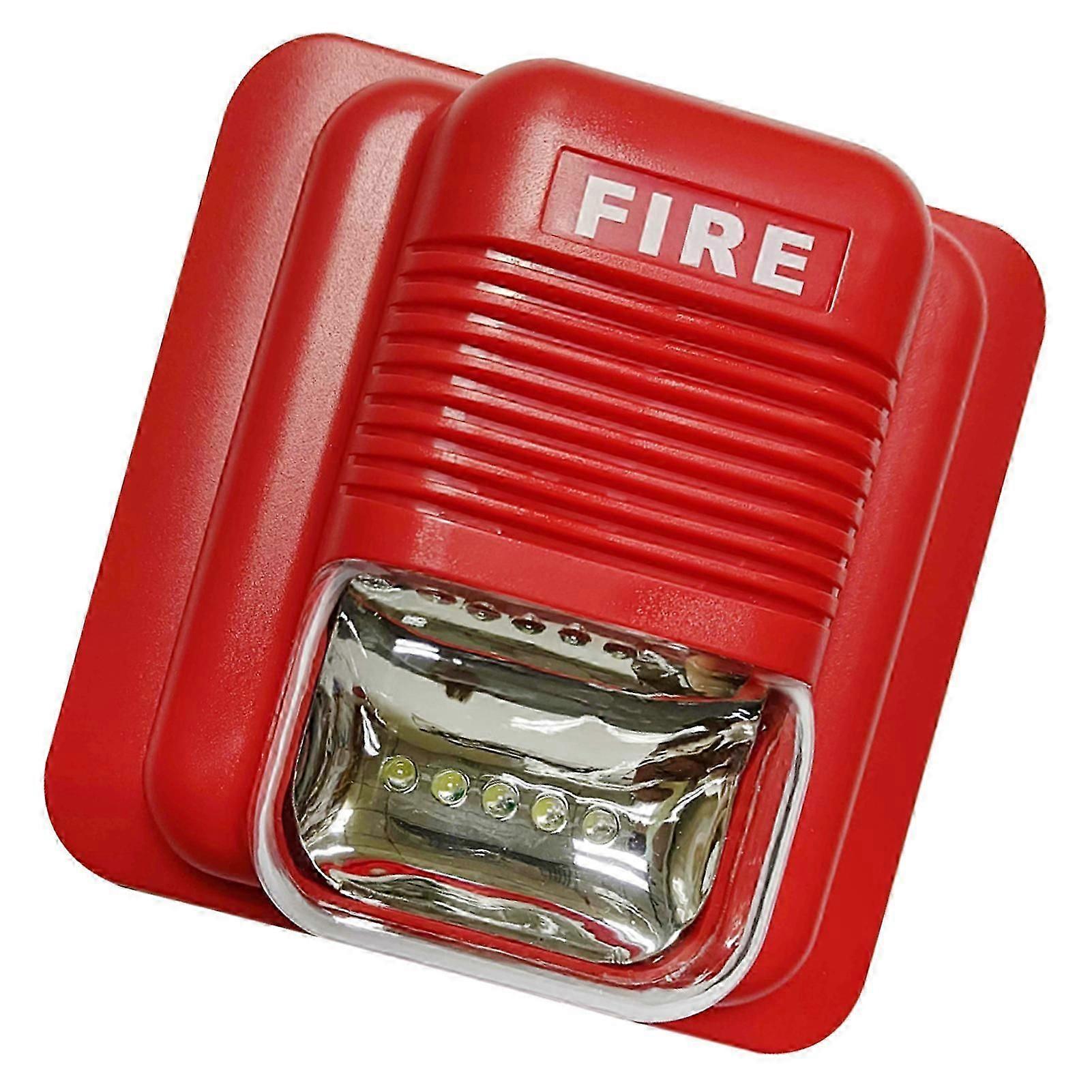 火災警報警報ストロボサイレンホーン音&ホームオフィスホテルレストラン用のストロボアラートセキュリティシステム