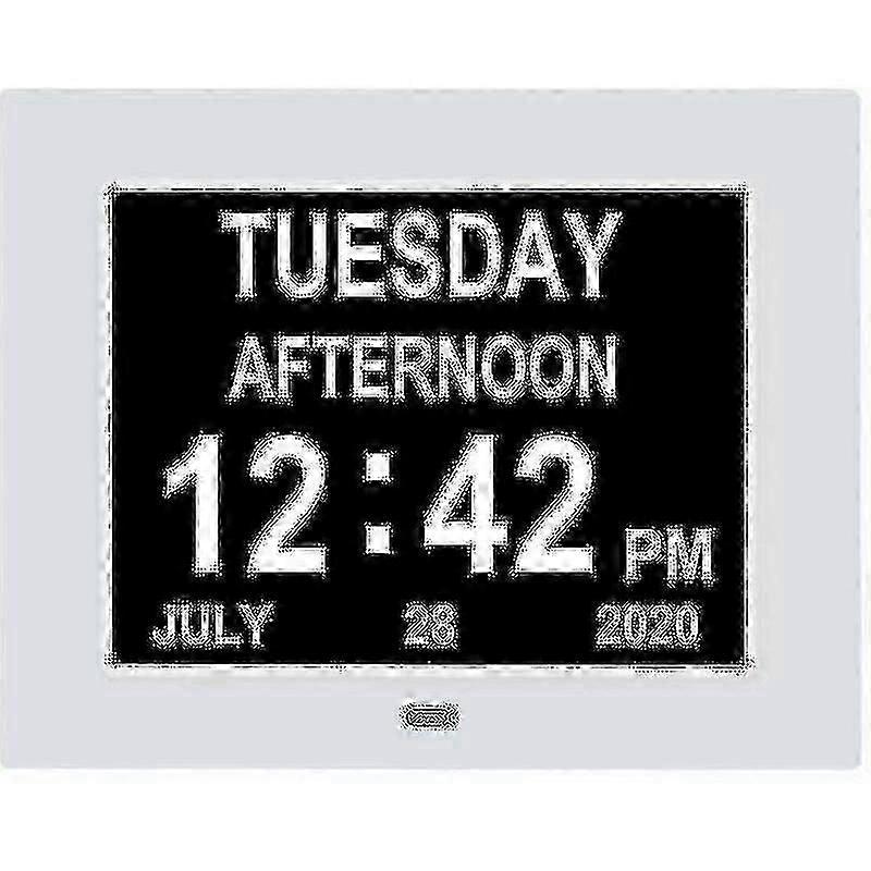 Digital Dementia Clock Clock Day Clock Display Clear Unabbreviated And