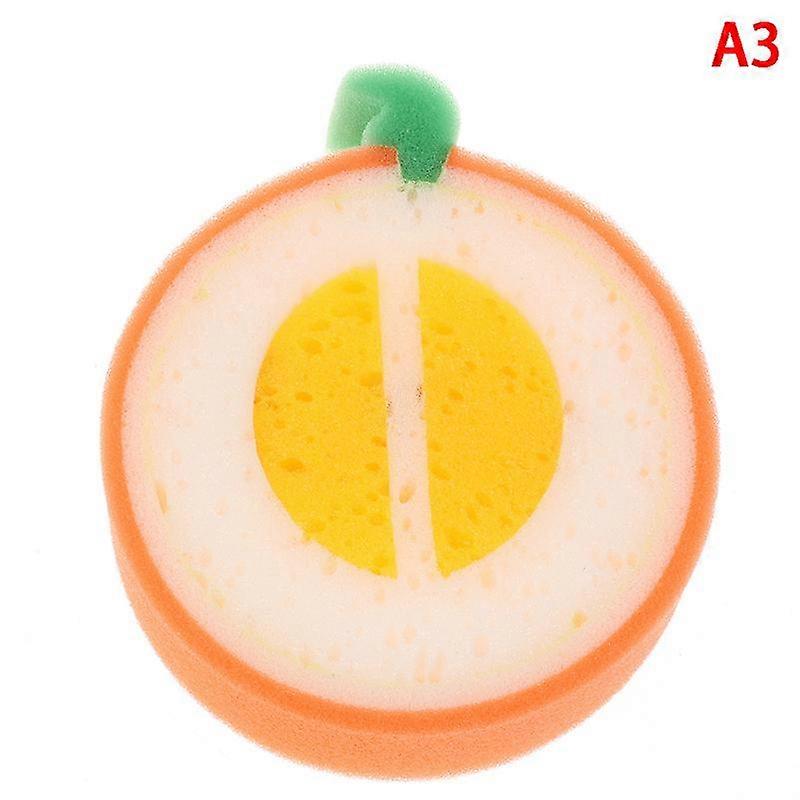 Bath Sponge Fruit Shaped Cute Body Cleaning Sponge Cartoon Bath Sponge Bath