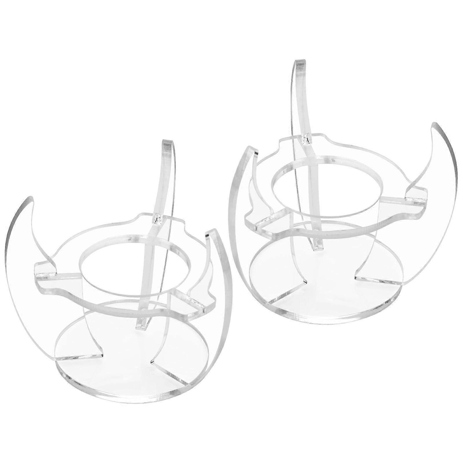 Sleek Open Frame Holder for Controller Make Of Premium Acrylic Material Includes Secure Anti Slip Base For Stability Multicolor