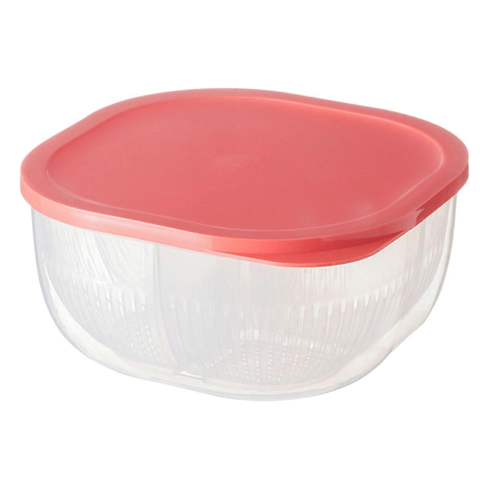 Giyblacko Food Storage Containers 4 In 1 Garlic Drained Storage Box Kitchen Storage Box Division Storage Box