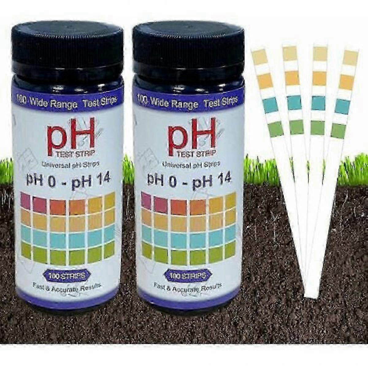 Laboratory Quality Test Strips, Easy Soil Analysis, Complete Soil pH Test Kit For Long-Term Use In Gardening, Lawn, And Horticulture, 200 Tests I
