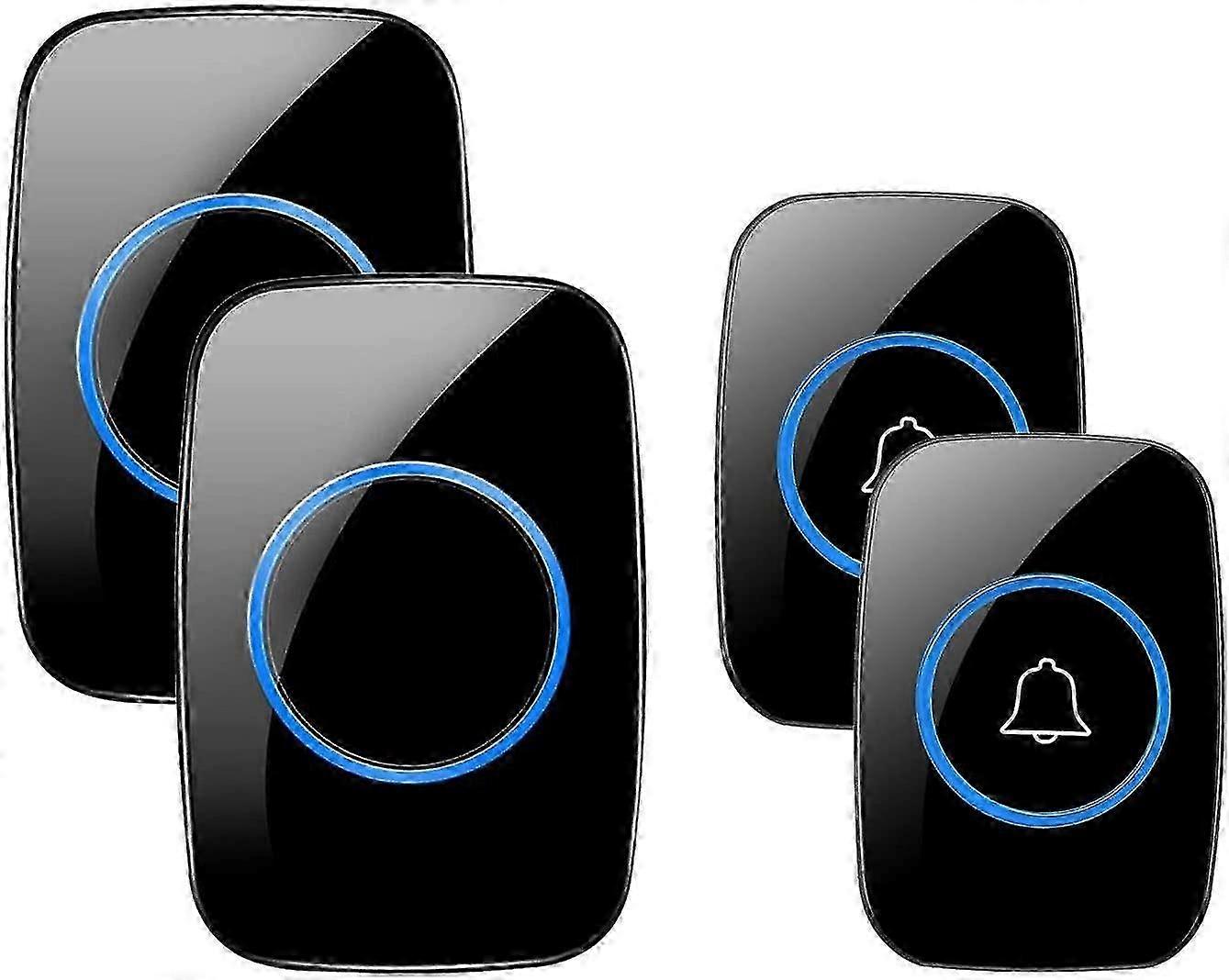 Wireless Doorbell System with 1000ft Range and Adjustable Volume for Houses