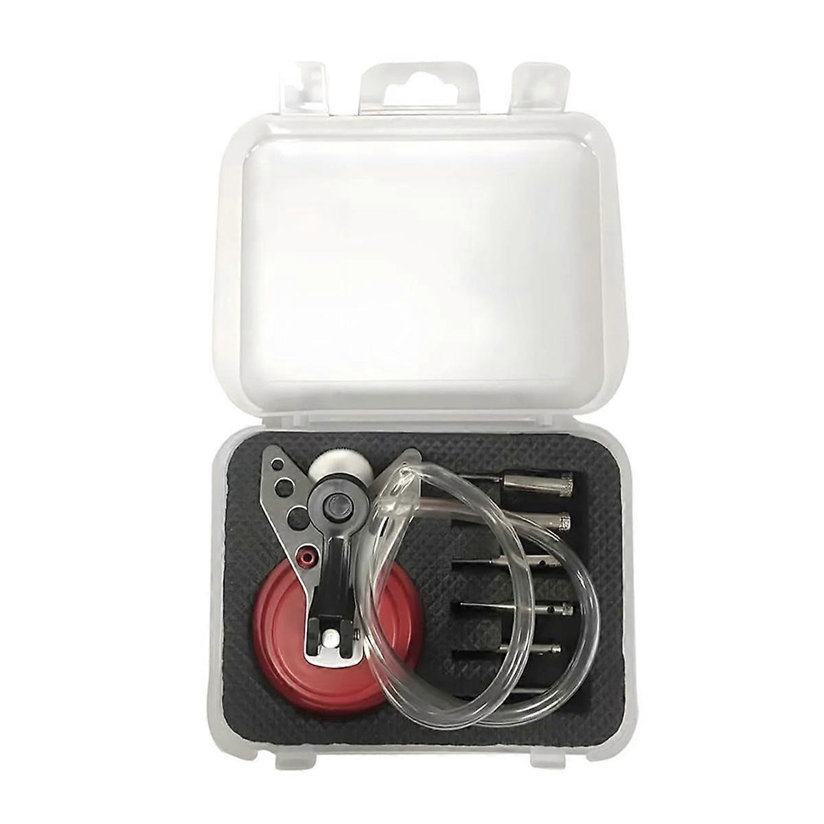 Tile Drillinghelper,Tile Glass Openings Locator,Glass Ceramic Stone Tile Hole Locator, with Multiple