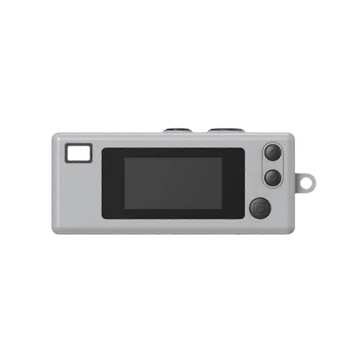 For Charmera Keychain Digital Camera Multifunctional Keyring Camera Keychain Pendant Gray