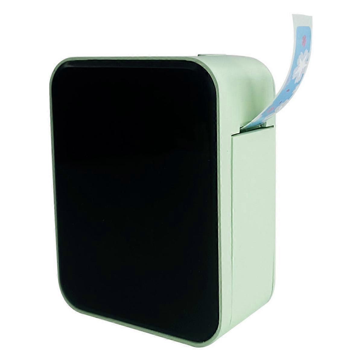 P15 Wireless Bluetooth Thermal Label Printer Mini Portable Adhesive Label Maker Fast Printing Green
