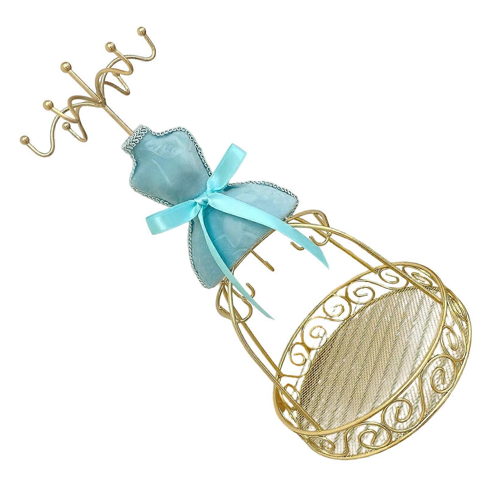 Space Saving Jewelry Display Systems Combining Resin Frame And Fabric Slots For Organized Storage  Pink