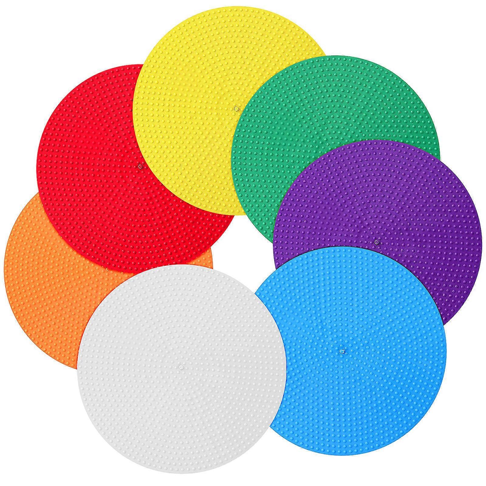 Round Floor Spots Dot Markers for Agility Training with 56Pcs Plastic Set