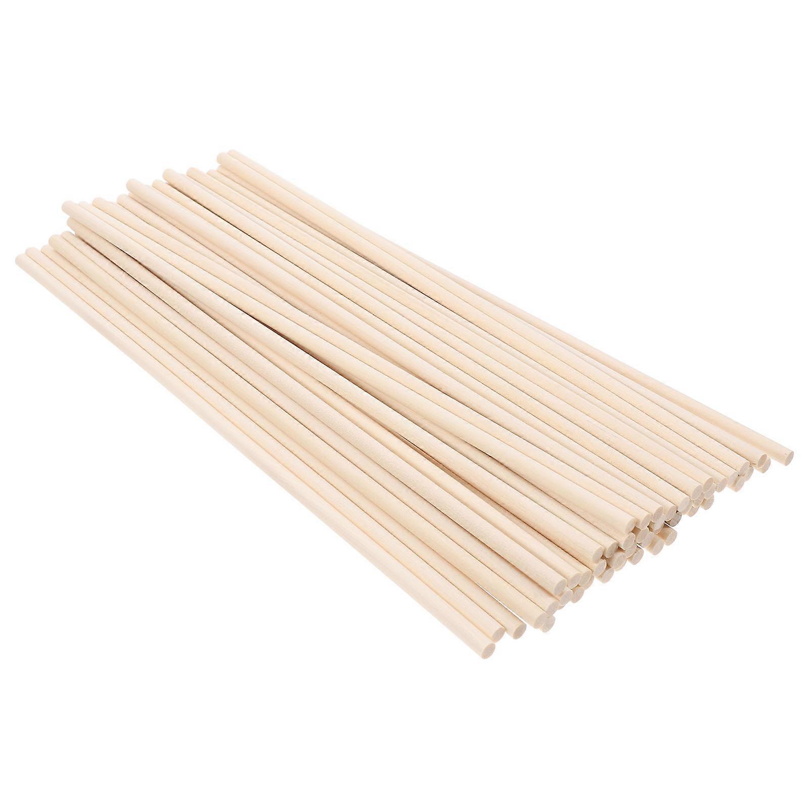 50pcs Music Sticks for Beginners Solid Round Wood Rhythm Sticks for Kids and Replacement Drum Sticks