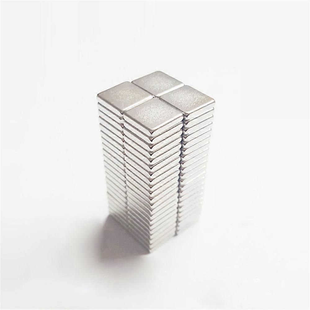 50PCS 10x10x2mm Rectangular Magnet Super Strong Magnetic NdFeB Magnet