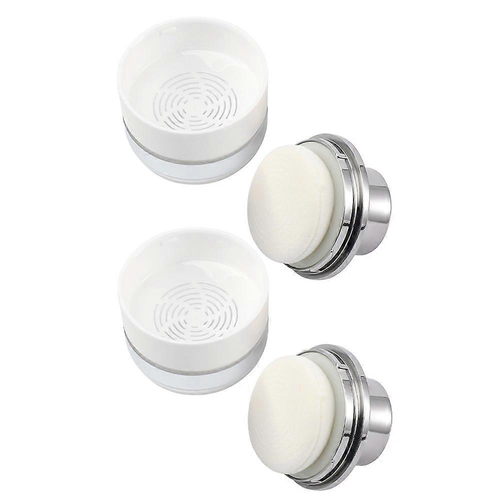 Empty Powder Box Makeup Container for Loose Powder 2Pcs Durable Plastic