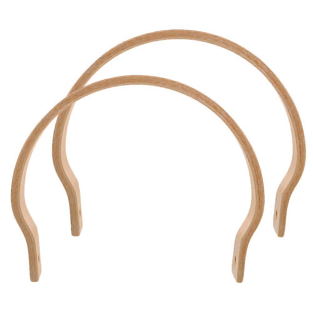 Wooden Pot Handle Removable Teapot Handle with Copper Sleeve 2Pcs for Tea