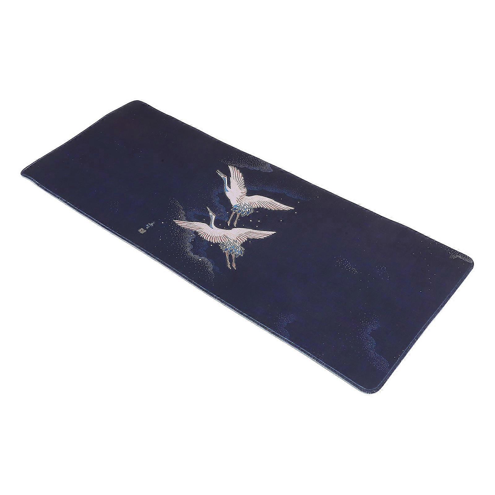 Desk Mouse Pad Extra Large MultiFunctional Table Pad For Various Occasions Black Color Smooth Feel 1Pack