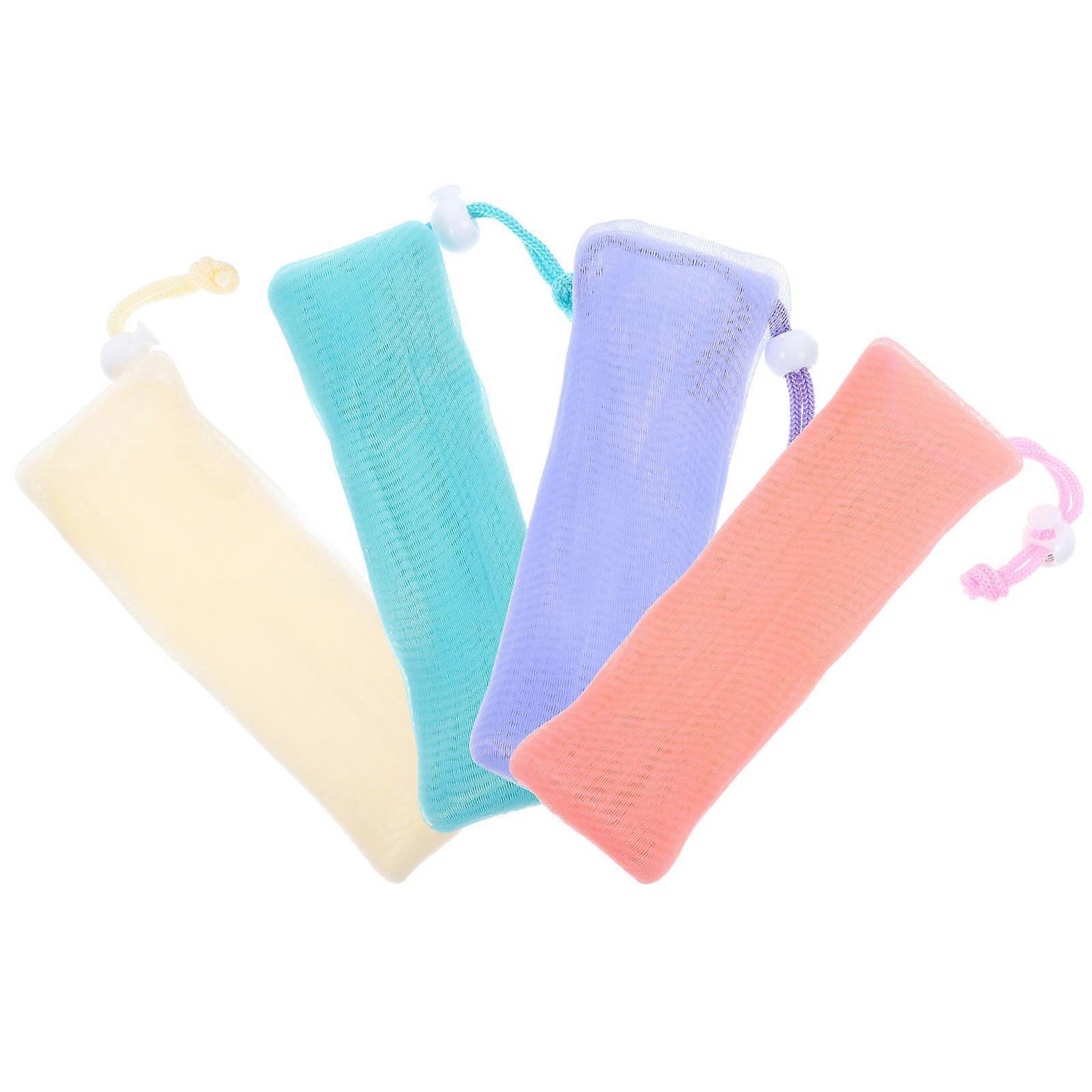 Soap Mesh Bag Cleansing Mesh Pouch for Storage 8Pcs Pack