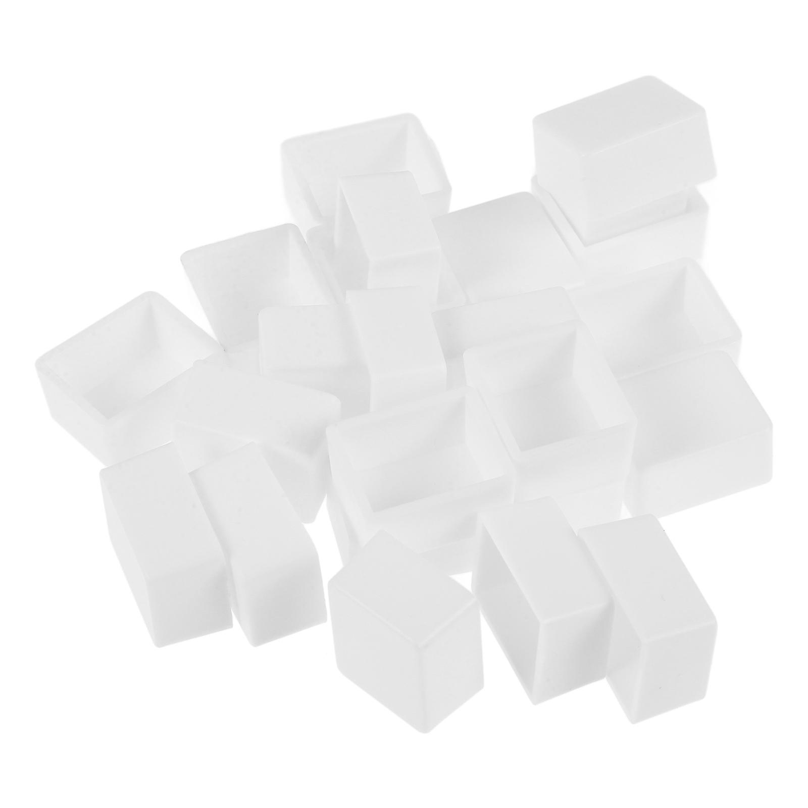 Plastic Watercolor Half Pans Empty for Storage 24Pcs Paint Pans