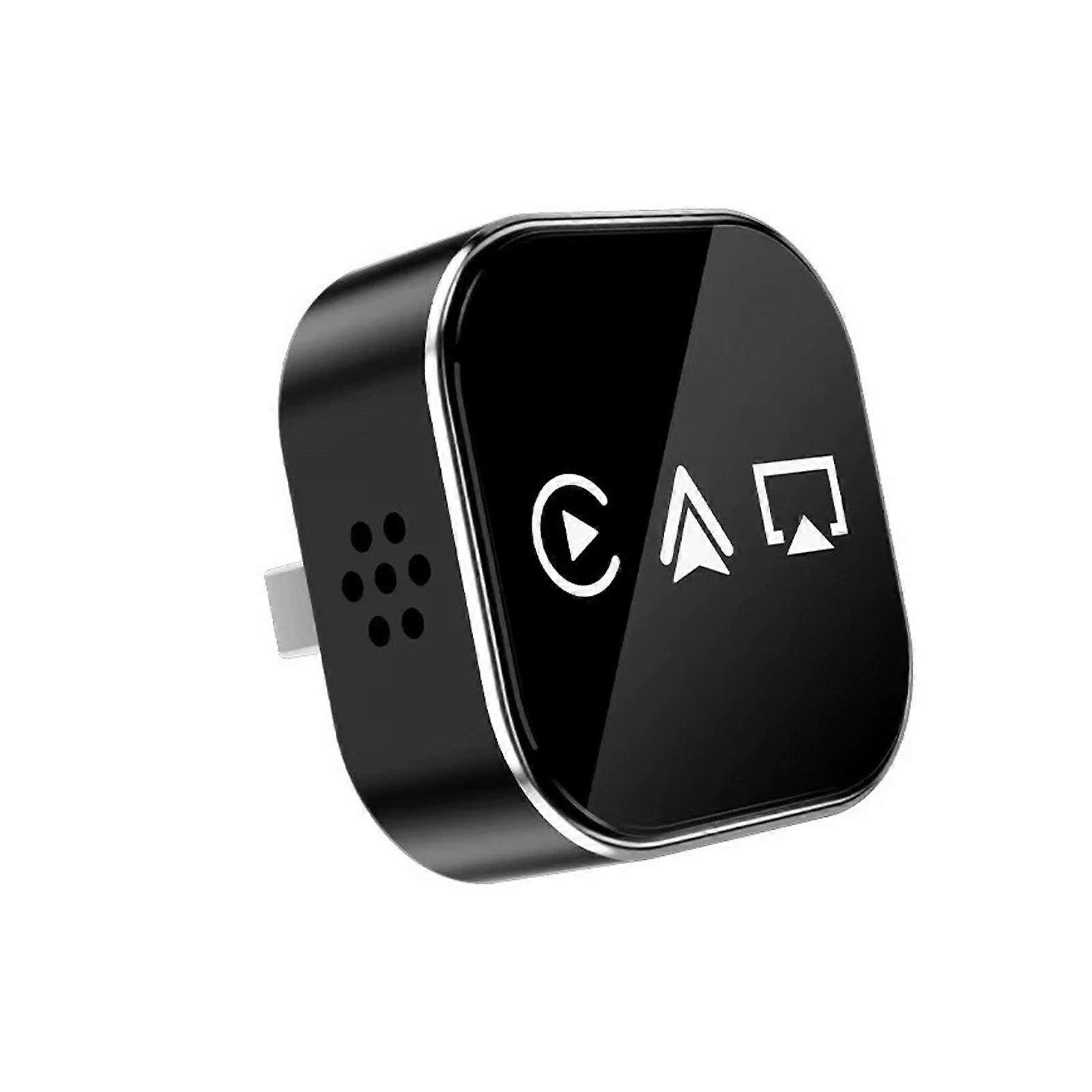 Wireless CarPlay Android Auto Mirror Link Adapter BT5.0 USB Plug & Play for Car