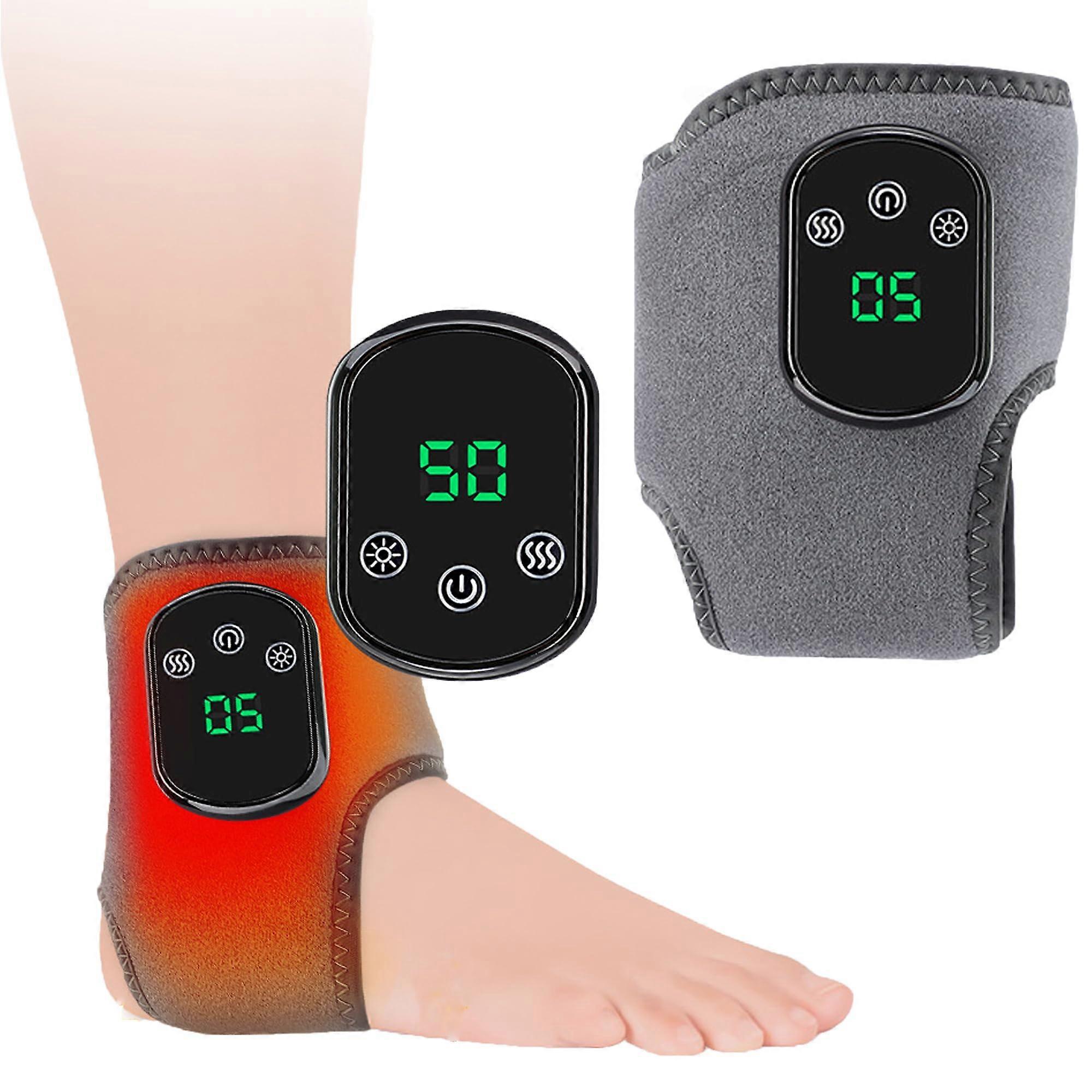 Cordless Foot Massager with Heat and Vibration for Neuropathy, Plantar Fasciitis and Achilles Pain Relief