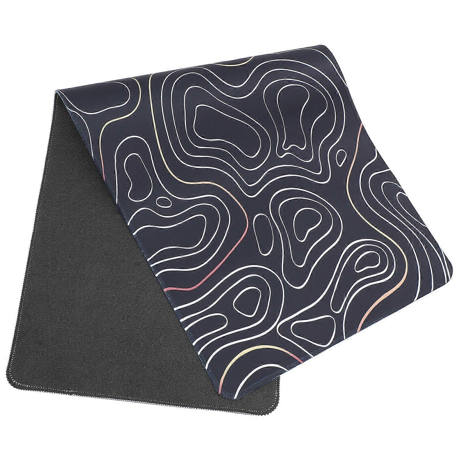 Rectangular Mouse Control Mat Large Desk Pad For Study Rooms With Comfortable Wrist Support 2Pcs