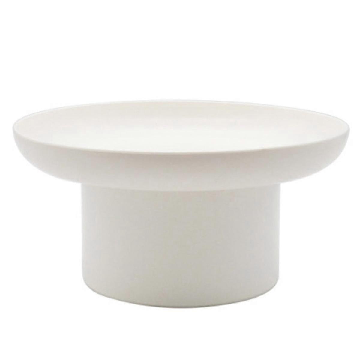 ABS Fruit Perfume Cosmetics Tray Black White Round Decorative Tray D