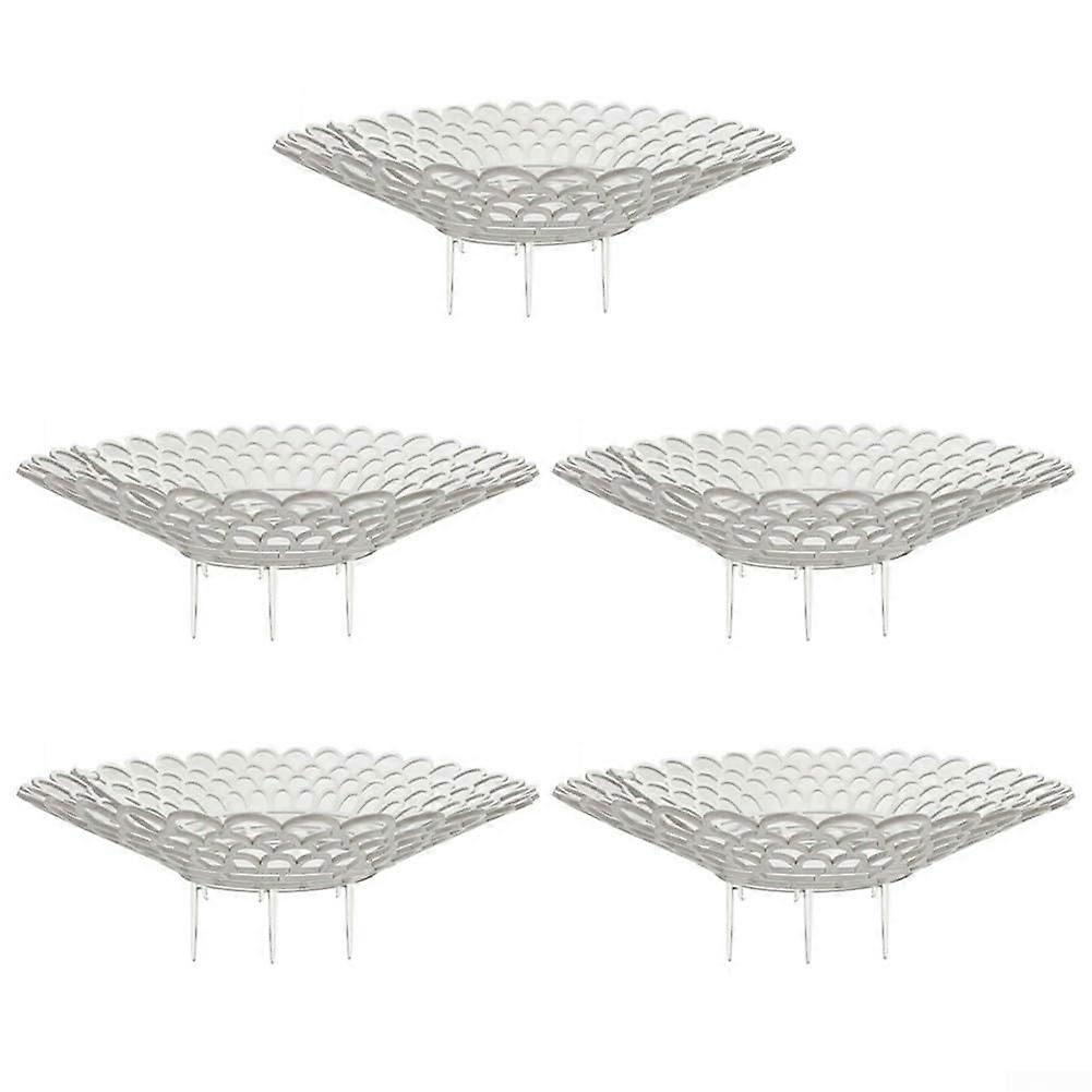 Strawberry Plant Supports 5 Raised Frames Prevent Rot Elevate Fruit Reusable Waterproof White S