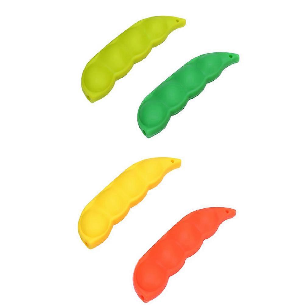 Kitchen Accessories Silicone Pea Shaped Clips for Carrying 3Pcs