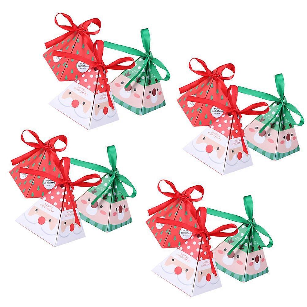 Candy Cases Christmas Candy Box for Storage Use 12Pcs