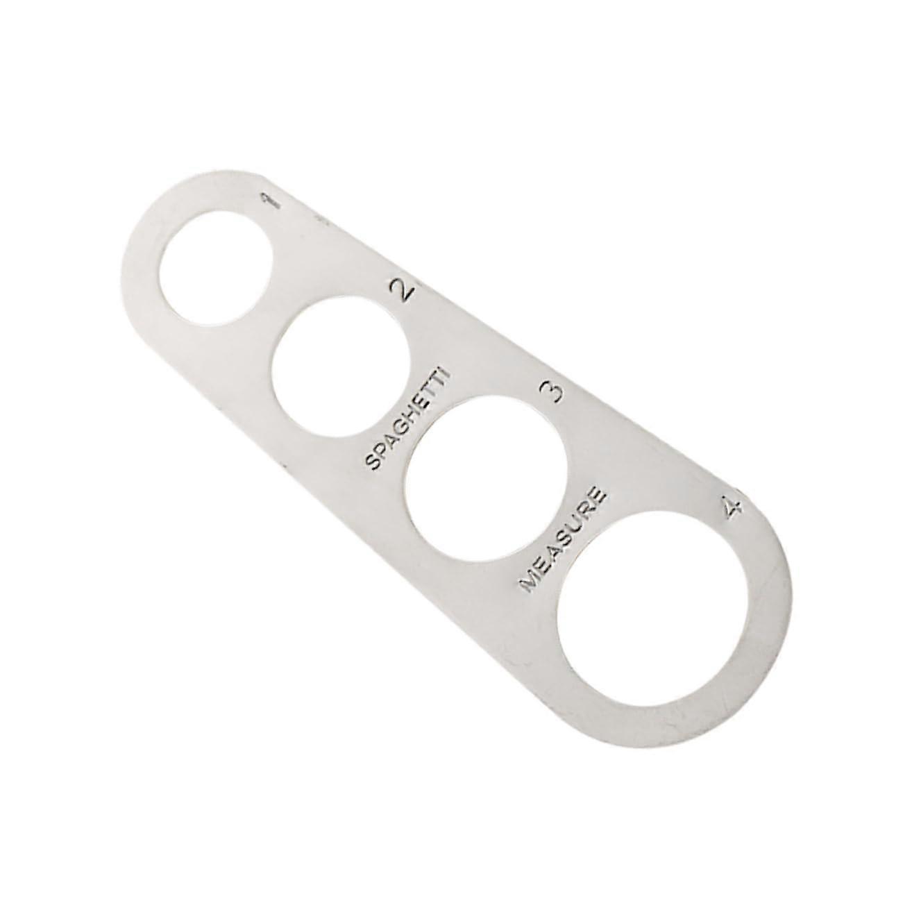 Stainless Steel Spaghetti Measuring Tool with 4 Holes for Easy Pasta Portion Control
