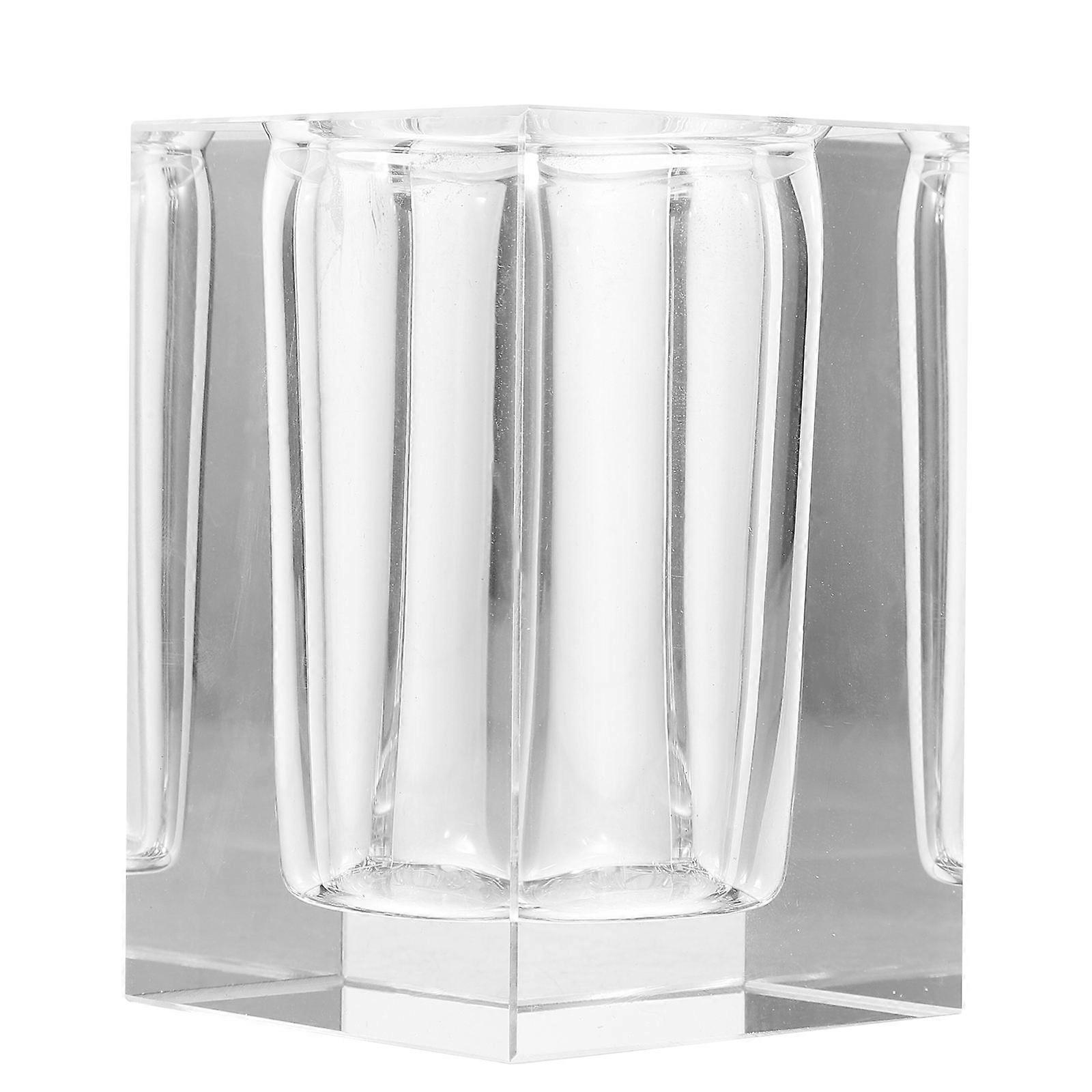 Crystal Makeup Holder Acrylic Pencil Holder for Desk Use