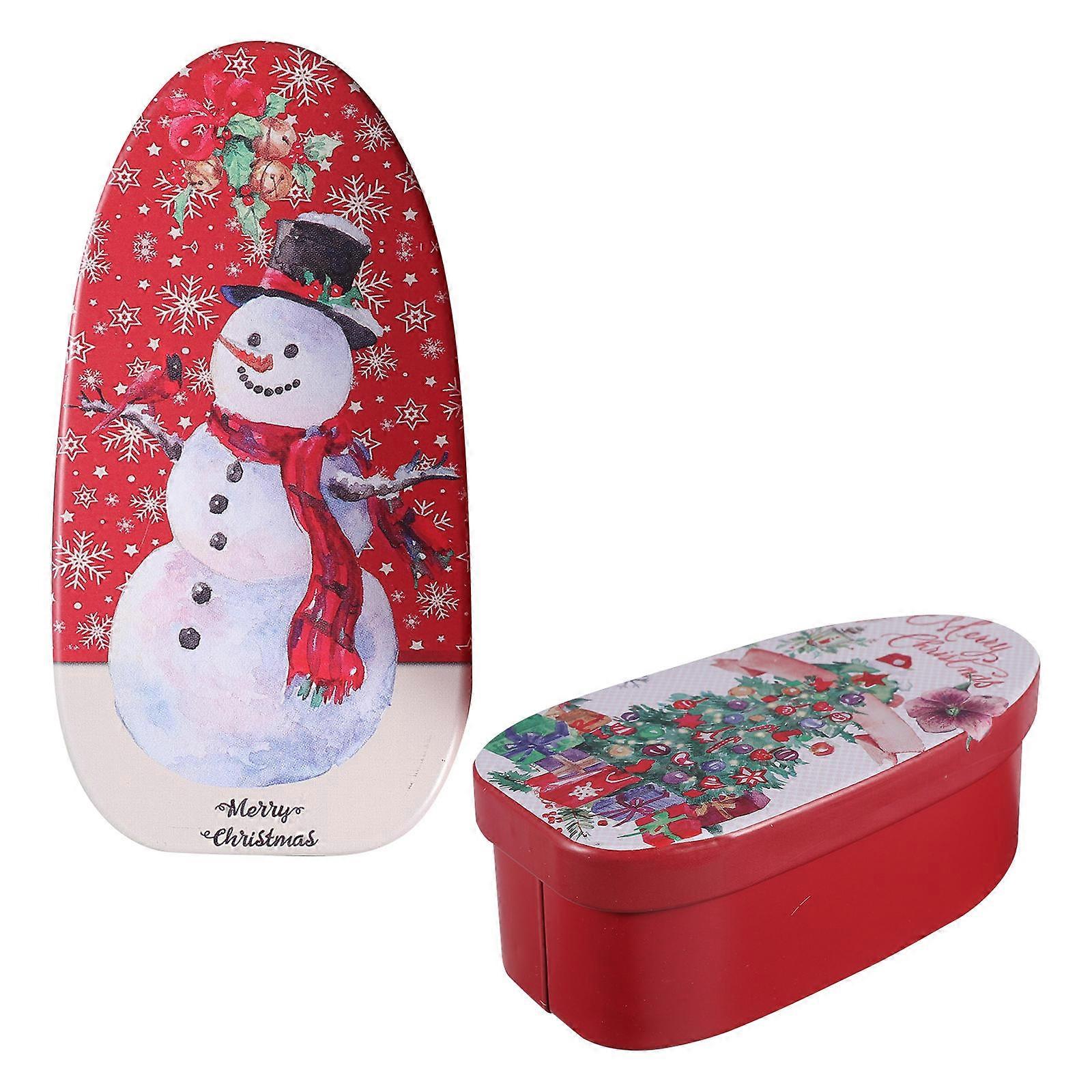 Candy Storage Jars for Storage 2Pcs Assorted Color Tinplate Containers