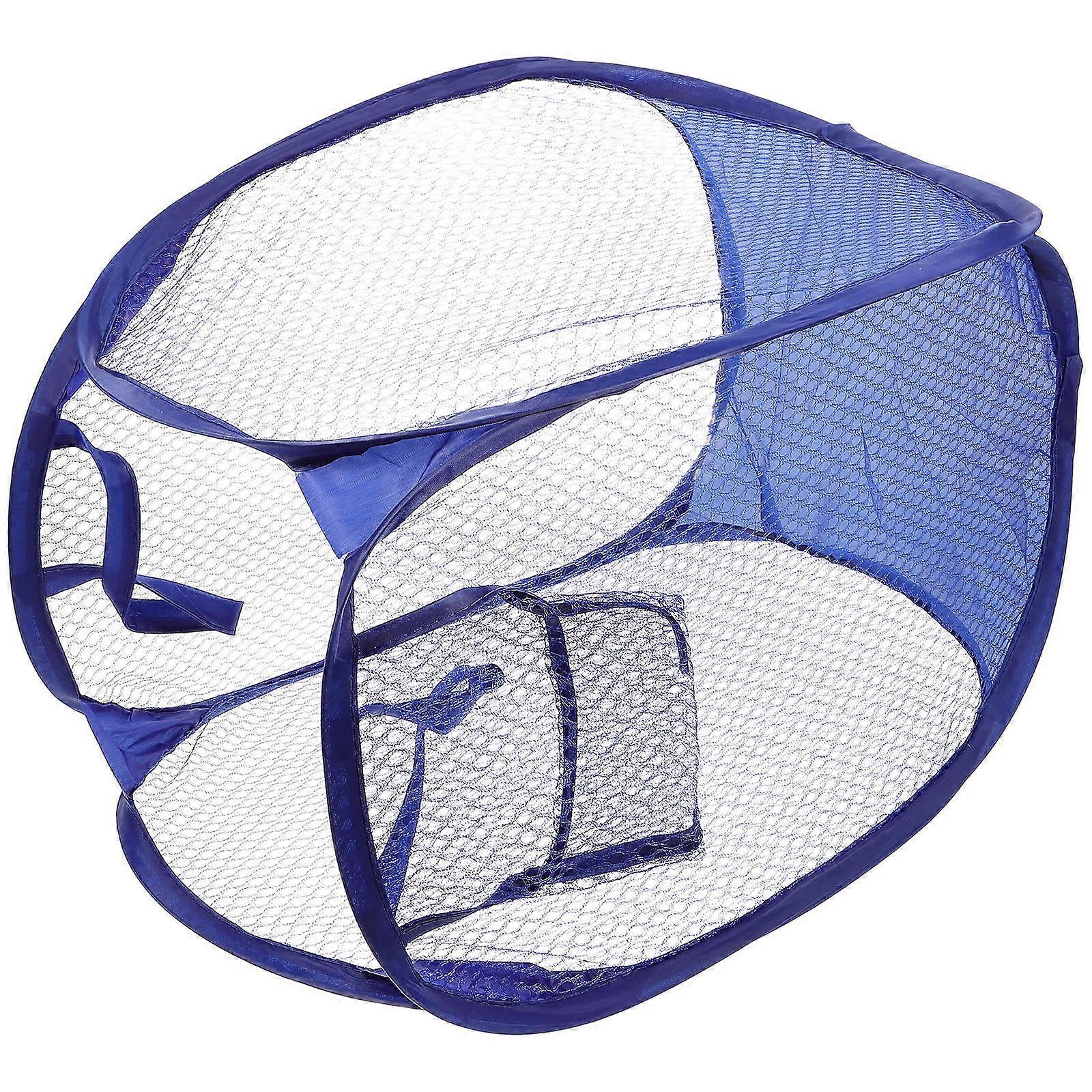 Dirty Clothes Basket Foldable Laundry Hamper for Storing Laundry Blue