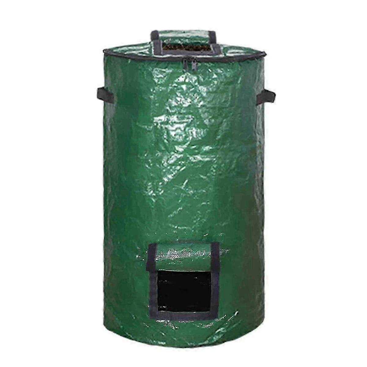 Compost Bin Bag, Fermentation Sealable Compost Bucket Garden Leaf Waste Compost Bag