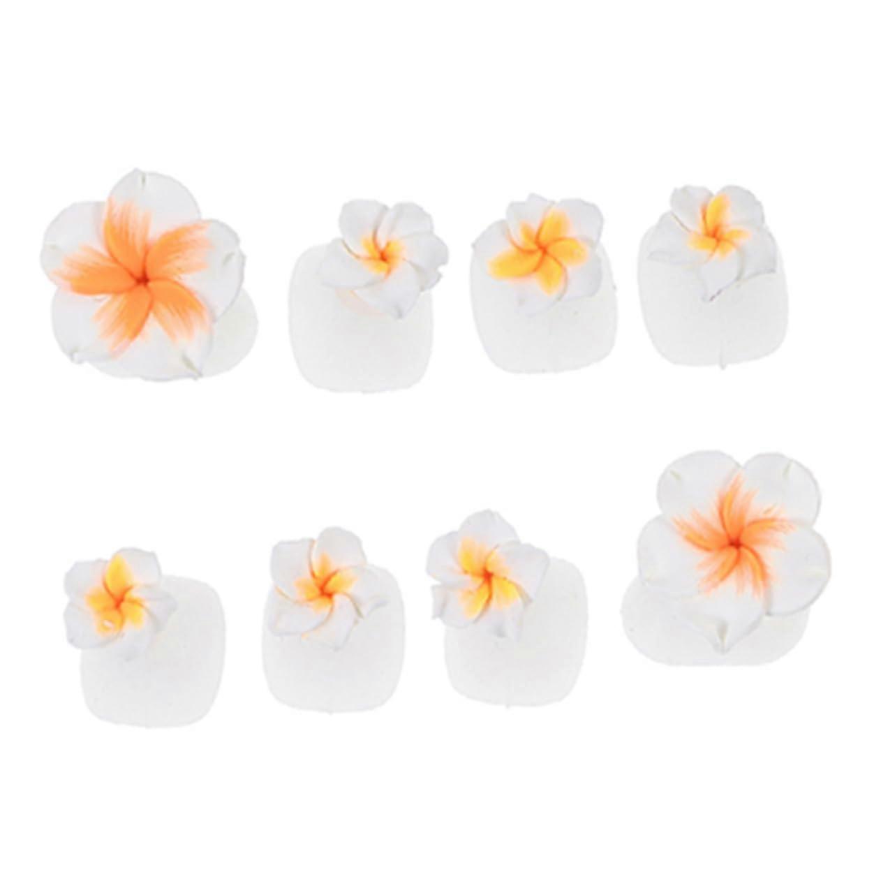8pcs Silicone Toe Separators for Pedicure and Nail Art Soft Reusable Washable Toe Spacers
