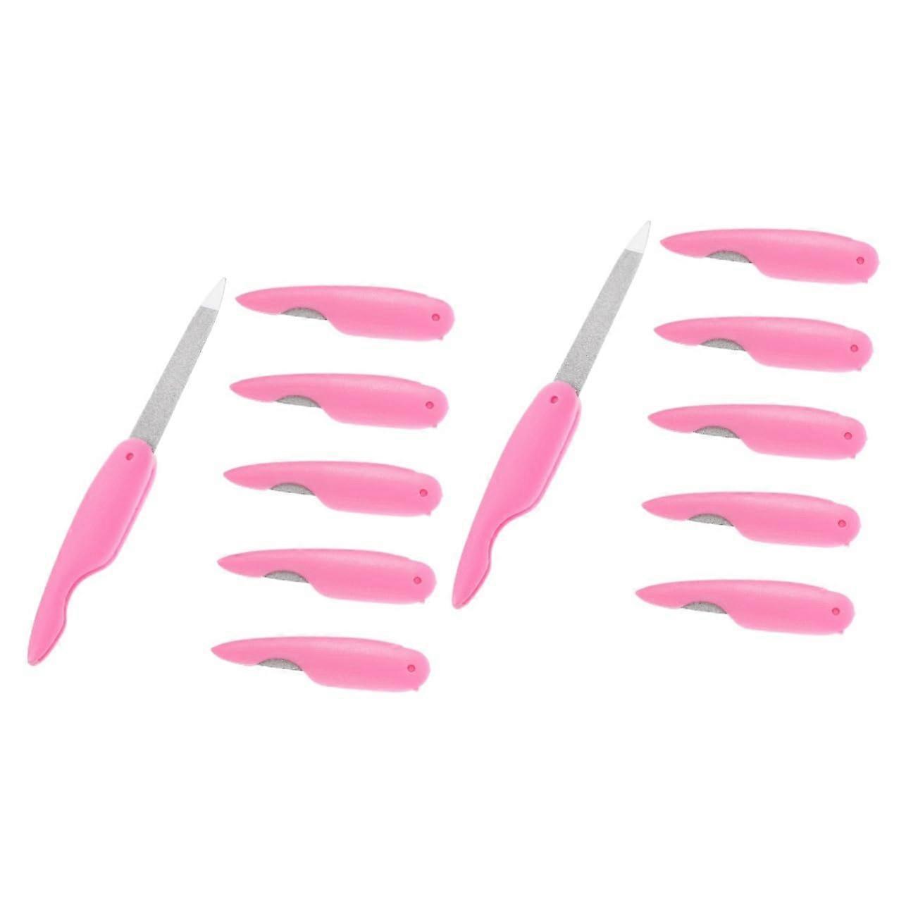12pcs Nail File and Buffer Set with DualSided Buffing for Smooth Finish Manicure Pedicure